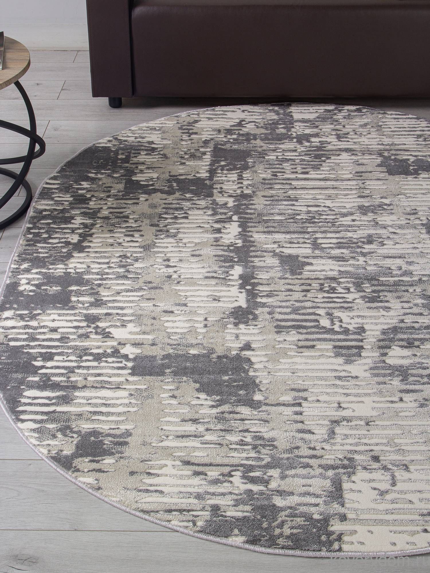 Ковер ATLANTIS D999 CREAM-GRAY Овал Ковер ATLANTIS D999 CREAM-GRAY Овал