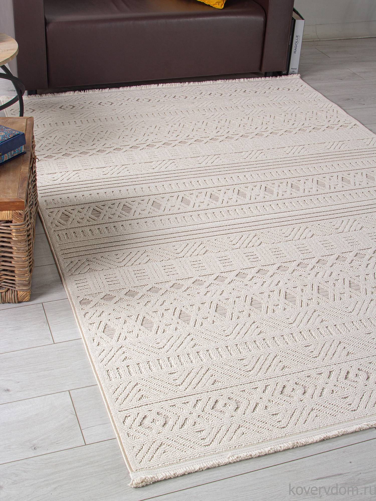 Ковер LOOPY L0014B BEIGE / D.BEIGE Ковер LOOPY L0014B BEIGE / D.BEIGE