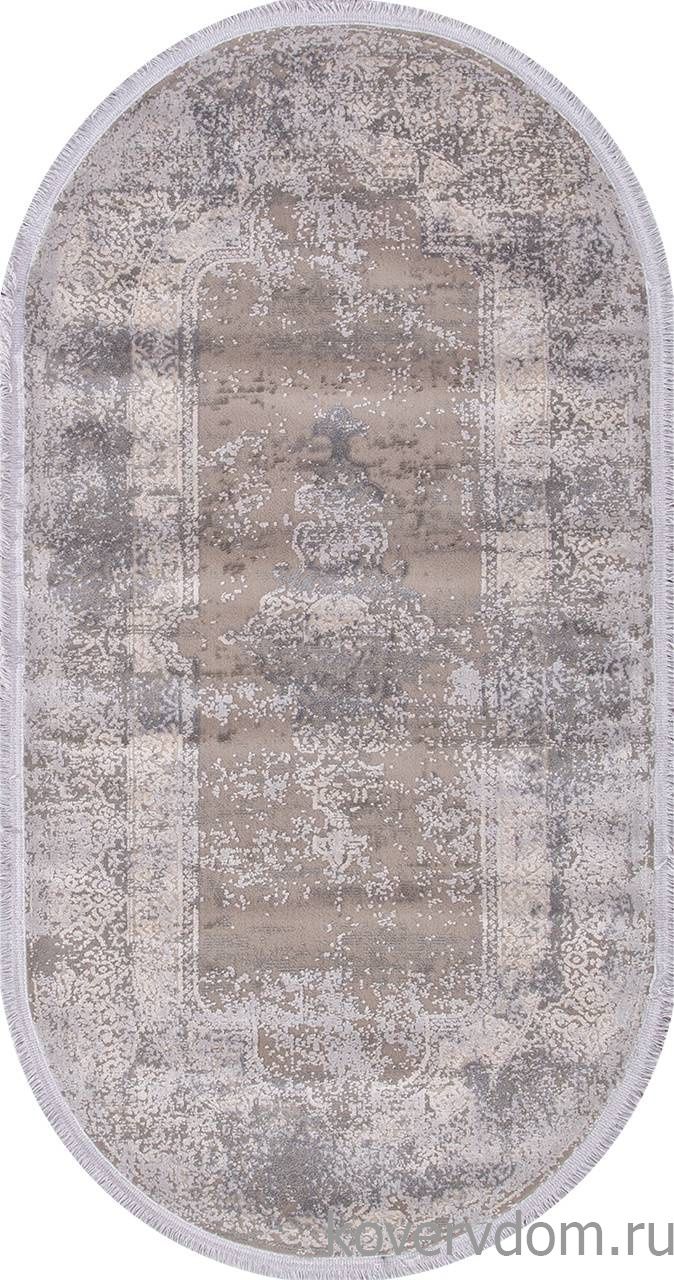 Ковер ATLAS 9307 GREY / GREY Овал Ковер ATLAS 9307 GREY / GREY Овал