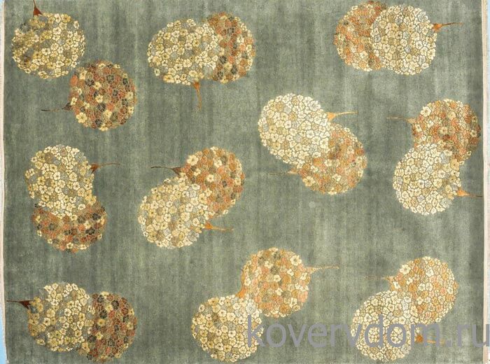 Ковер ручной работы из шелка и шерсти Silk-Wool CHA 28 C.Green Ковер ручной работы из шелка и шерсти Silk-Wool CHA 28 C.Green