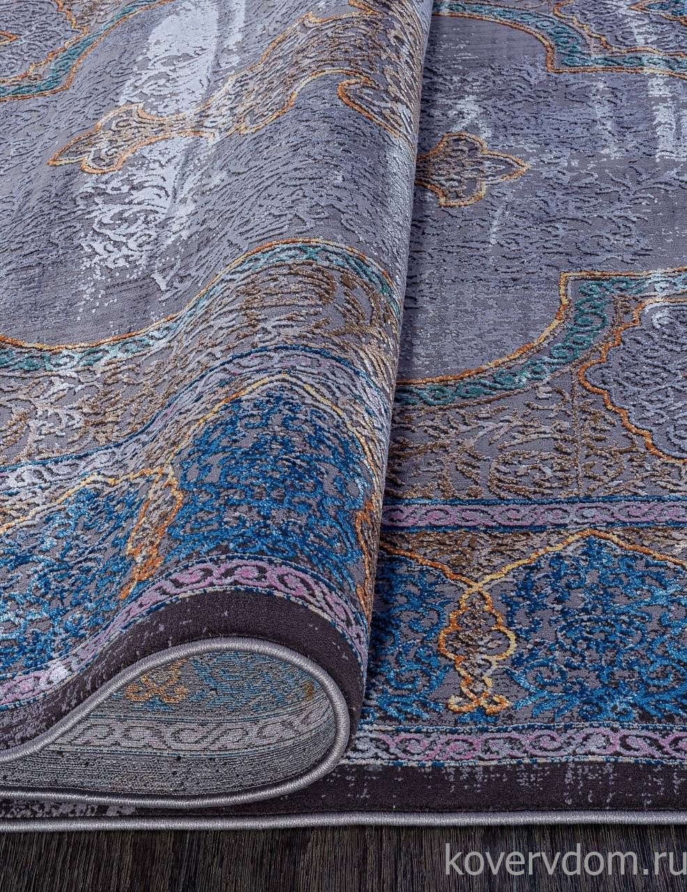 Ковер QUARES 31464 975 GREY GOLD Ковер QUARES 31464 975 GREY GOLD