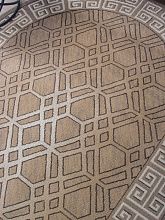 Овальный ковер PRAGA 06027A BEIGE / DARK VIZON Овал