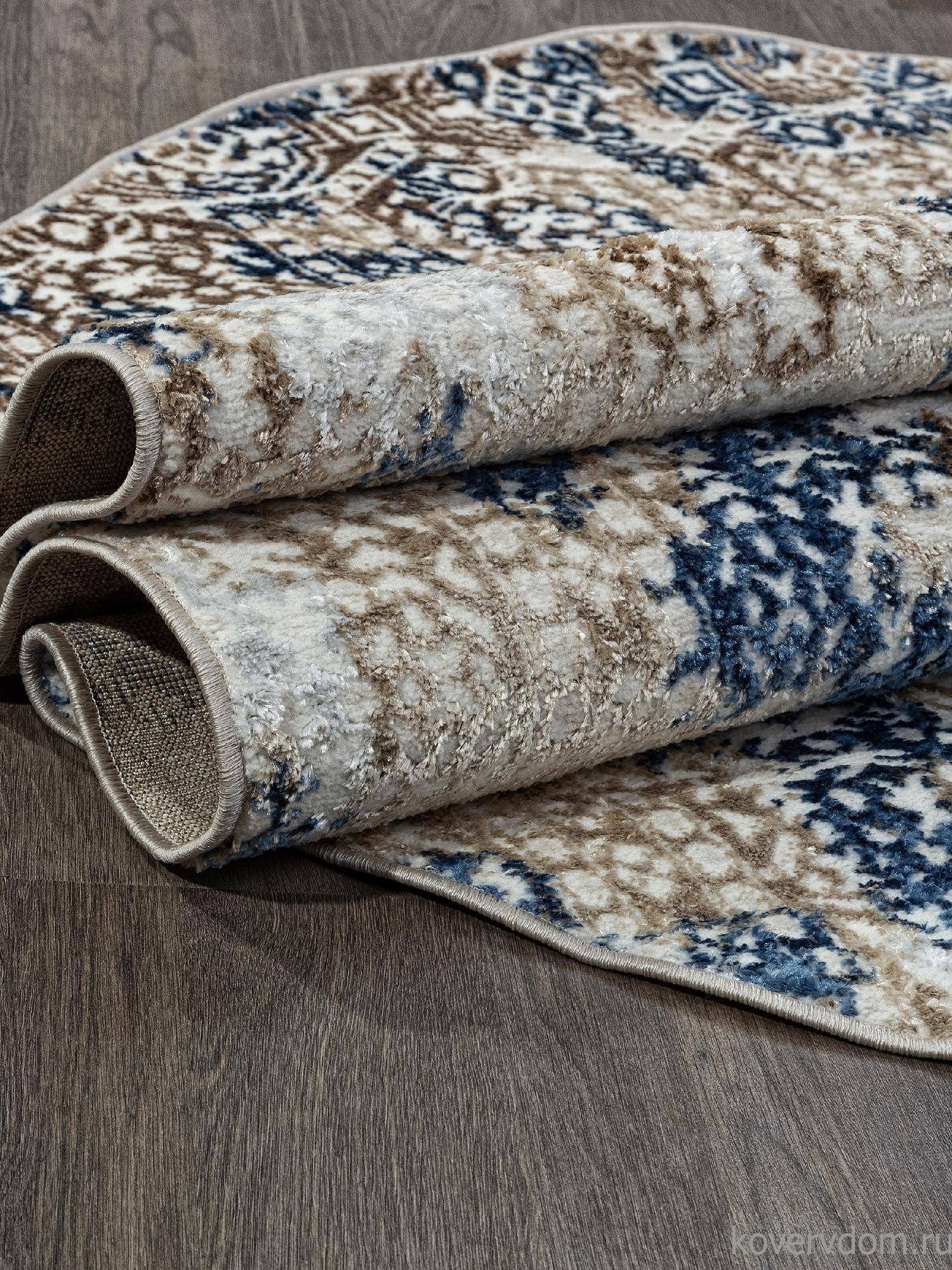 Ковер ANTEP O1699 630 CREAM / BLUE Овал Ковер ANTEP O1699 630 CREAM / BLUE Овал