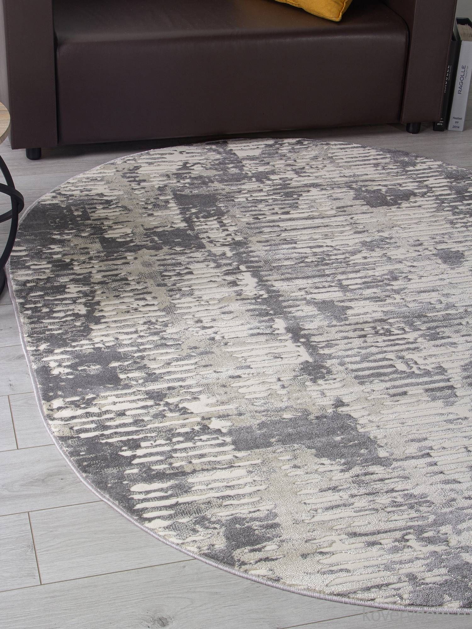 Ковер ATLANTIS D999 CREAM-GRAY Овал Ковер ATLANTIS D999 CREAM-GRAY Овал