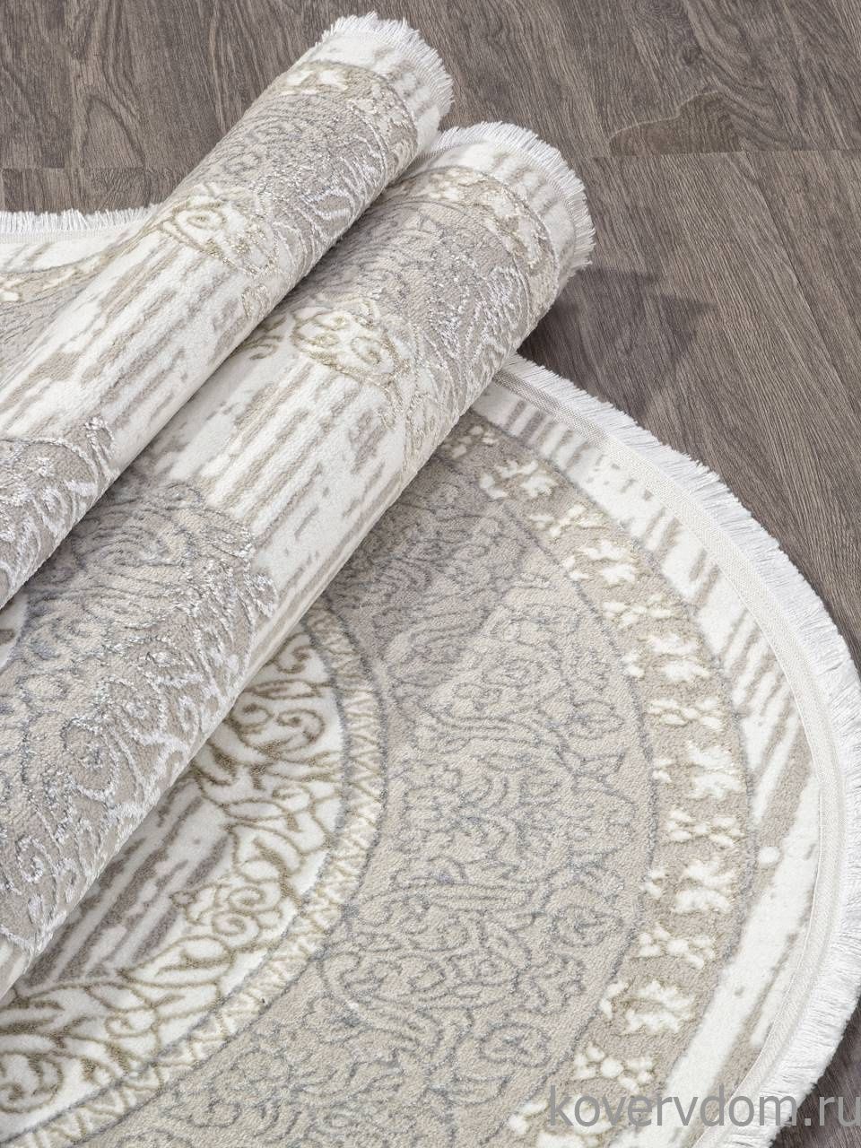 Ковер ALFANI Q012A BEIGE FDY / CREAM SHRINK Овал Ковер ALFANI Q012A BEIGE FDY / CREAM SHRINK Овал