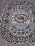 Ковер SIERRA-A D504 BLUE-BROWN 2 Овал