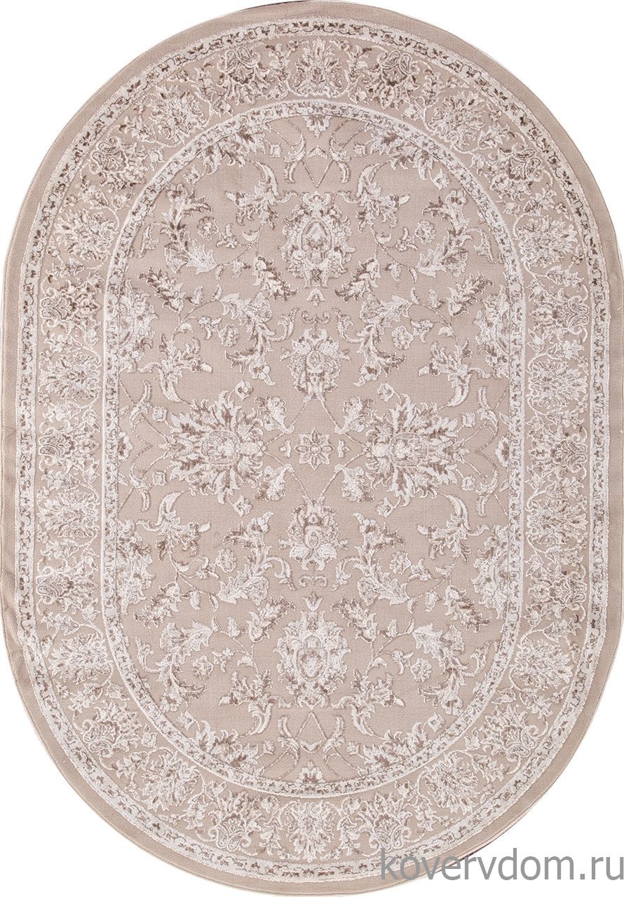 Ковер TOKIO 17483A D.BEIGE / L.BEIGE Овал Ковер TOKIO 17483A D.BEIGE / L.BEIGE Овал