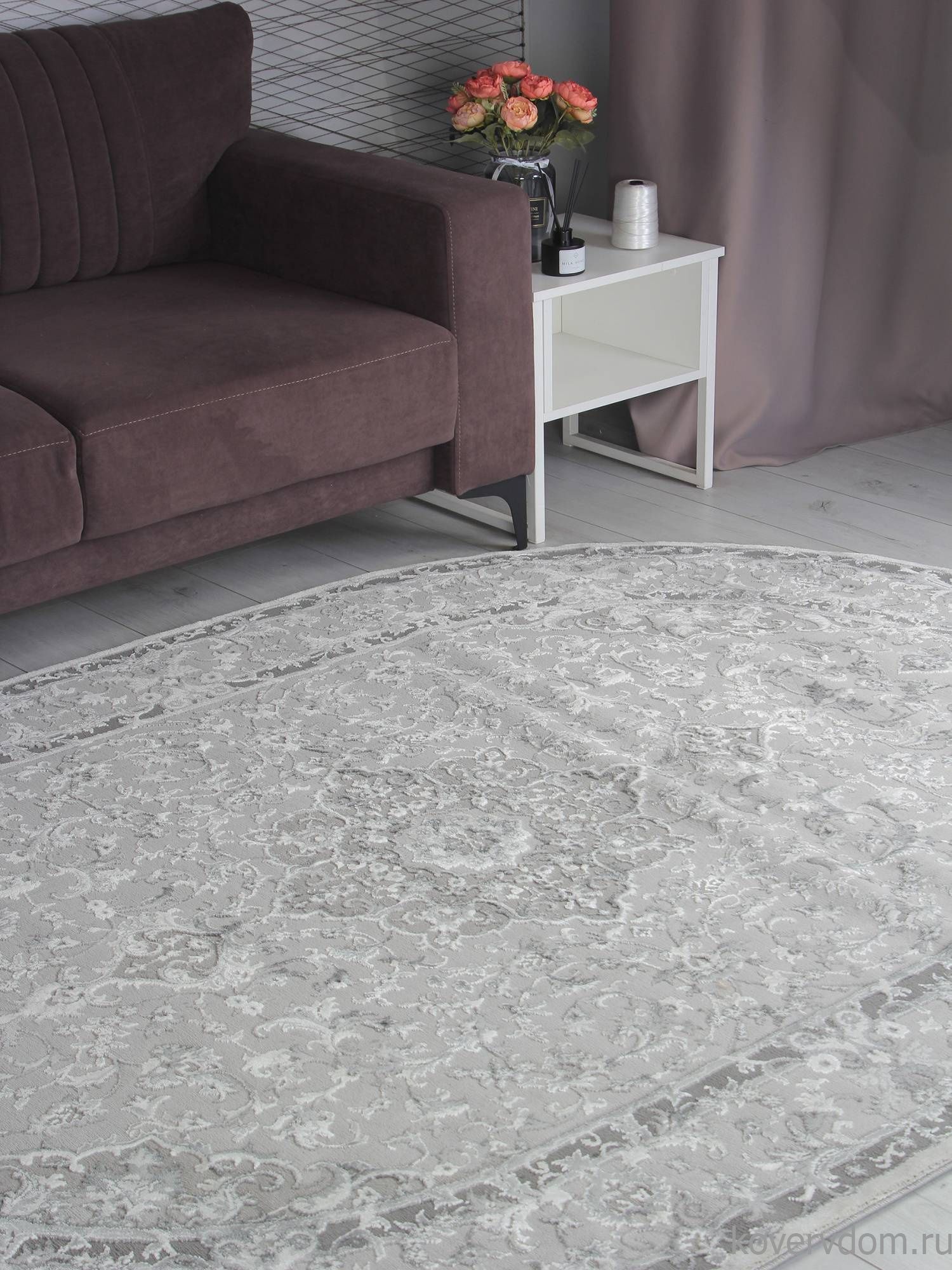 Ковер ARMINA GA075G GREY / GREY Овал