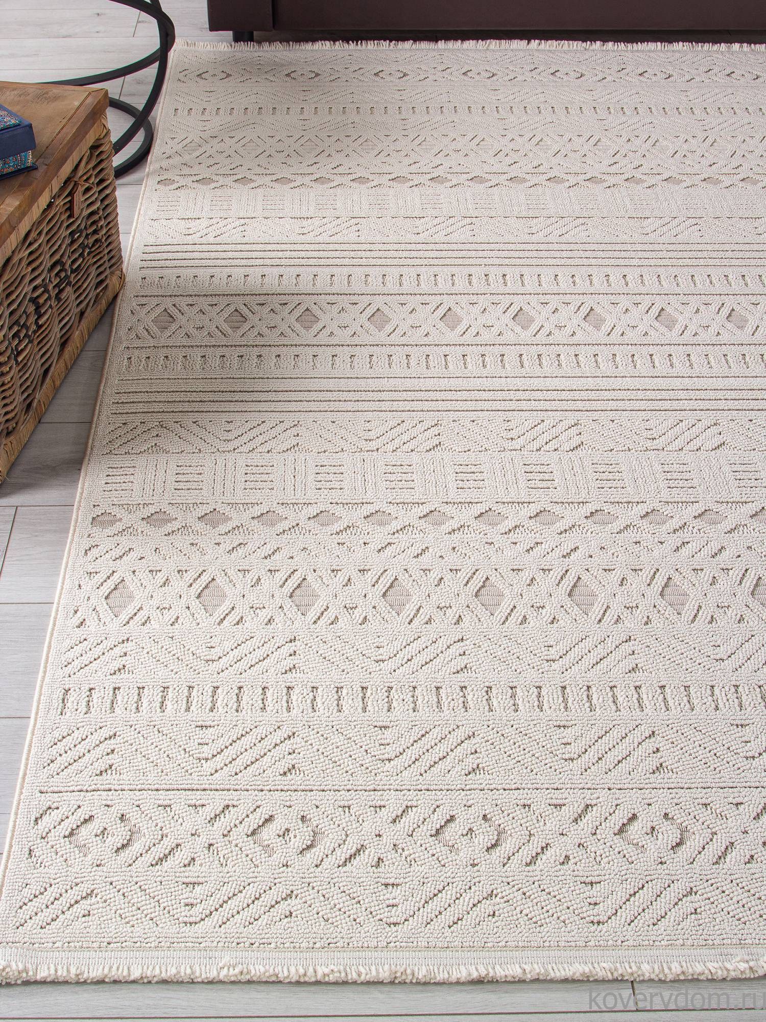 Ковер LOOPY L0014B BEIGE / D.BEIGE Ковер LOOPY L0014B BEIGE / D.BEIGE