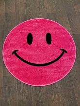 Круглый ковер в детскую SMILE NC19 PINK Круг