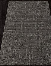 Ковер безворсовый-циновка KAIR-A S136 BLACK-GRAY