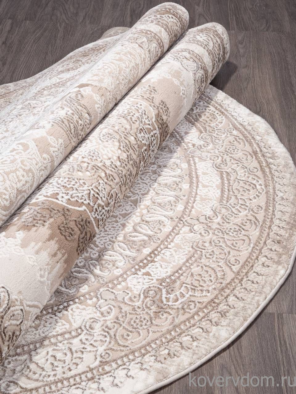 Ковер ARMINA 03704A BROWN / BROWN Овал Ковер ARMINA 03704A BROWN / BROWN Овал