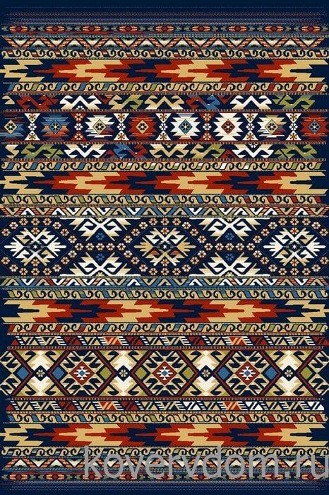 Ковер STANDARD Kamal navy blue Скандинавиан