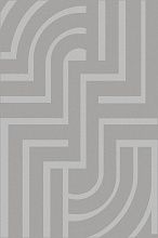 Современный ковер серый MILOS F439 GRAY