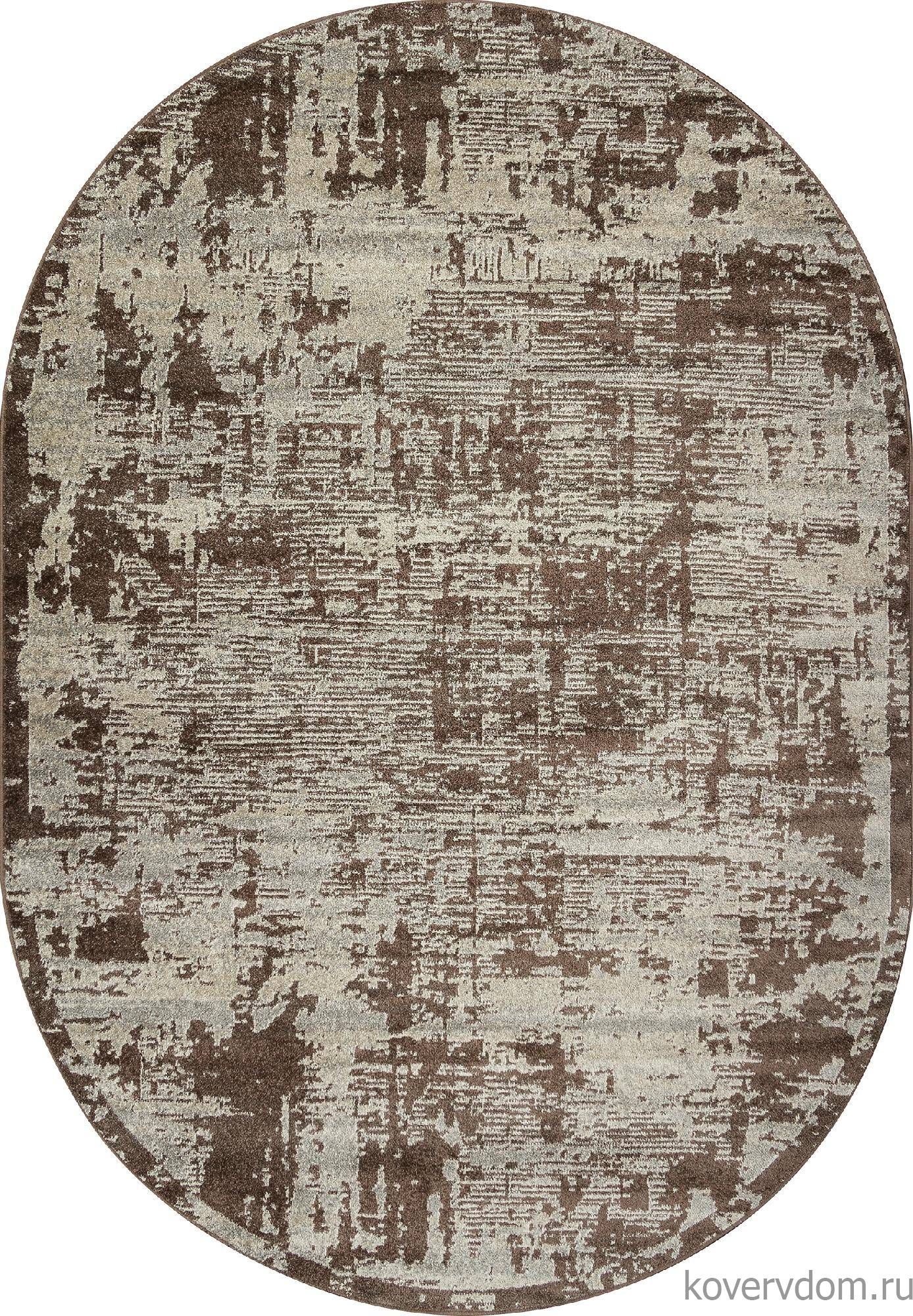 Ковер TORNADO-A F303 BEIGE-BROWN Овал