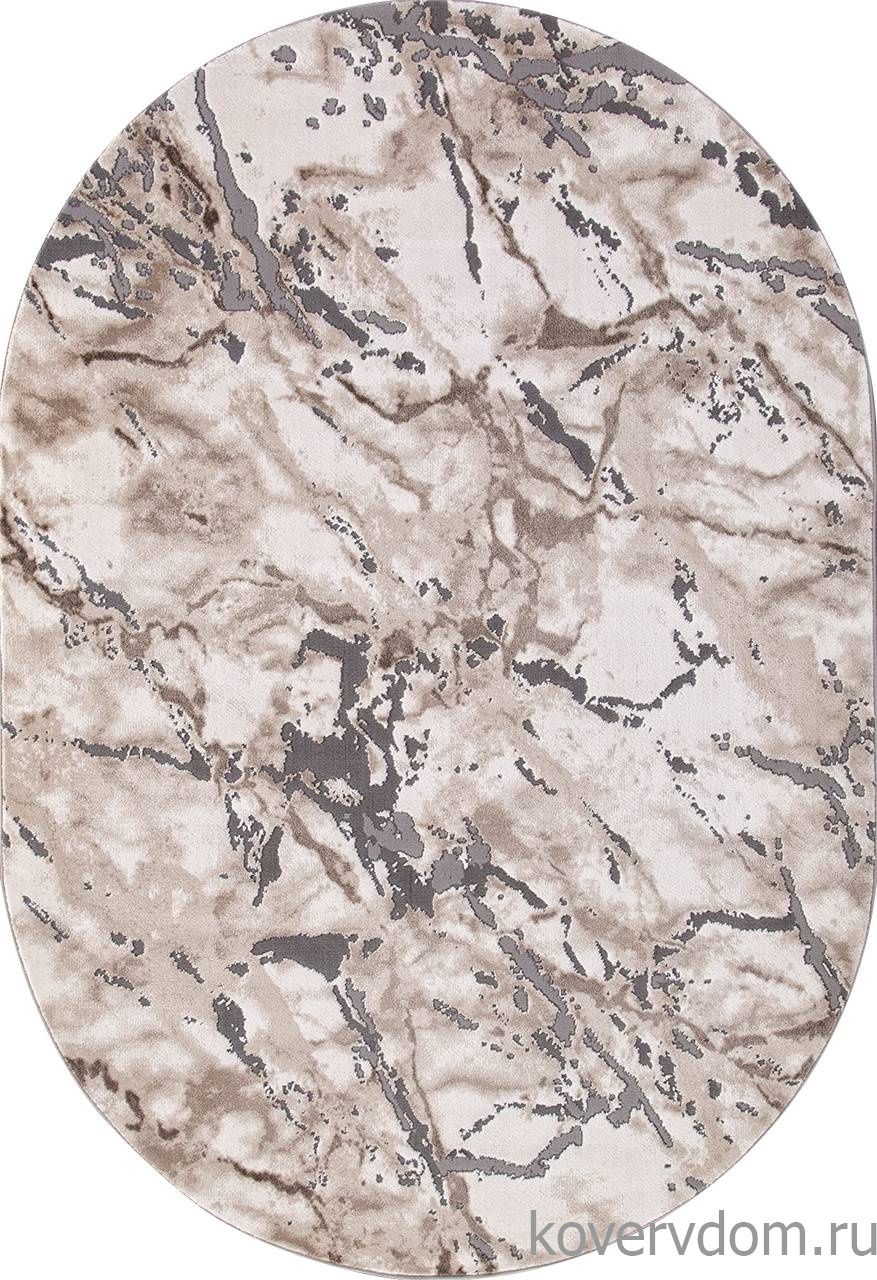 Ковер ARMINA 03819A GREY / BROWN Овал