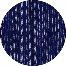 Круглый ковер Абстракция 40174-38 КРУГ темно-синий