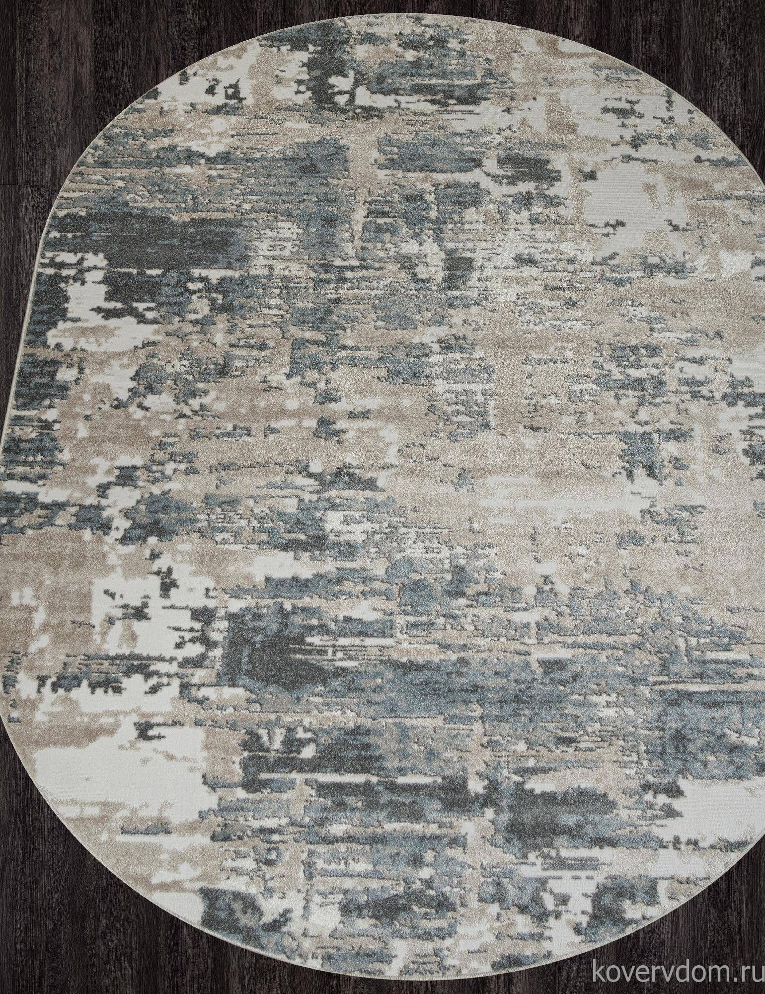 Ковер NATUREL-A F231 BEIGE-BLUE Овал