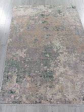 Пушистый ковер LIMAN F163 GRAY-GREEN