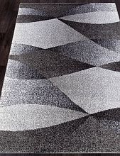 Ковер с длинным ворсом серый PLATINUM T636 GRAY