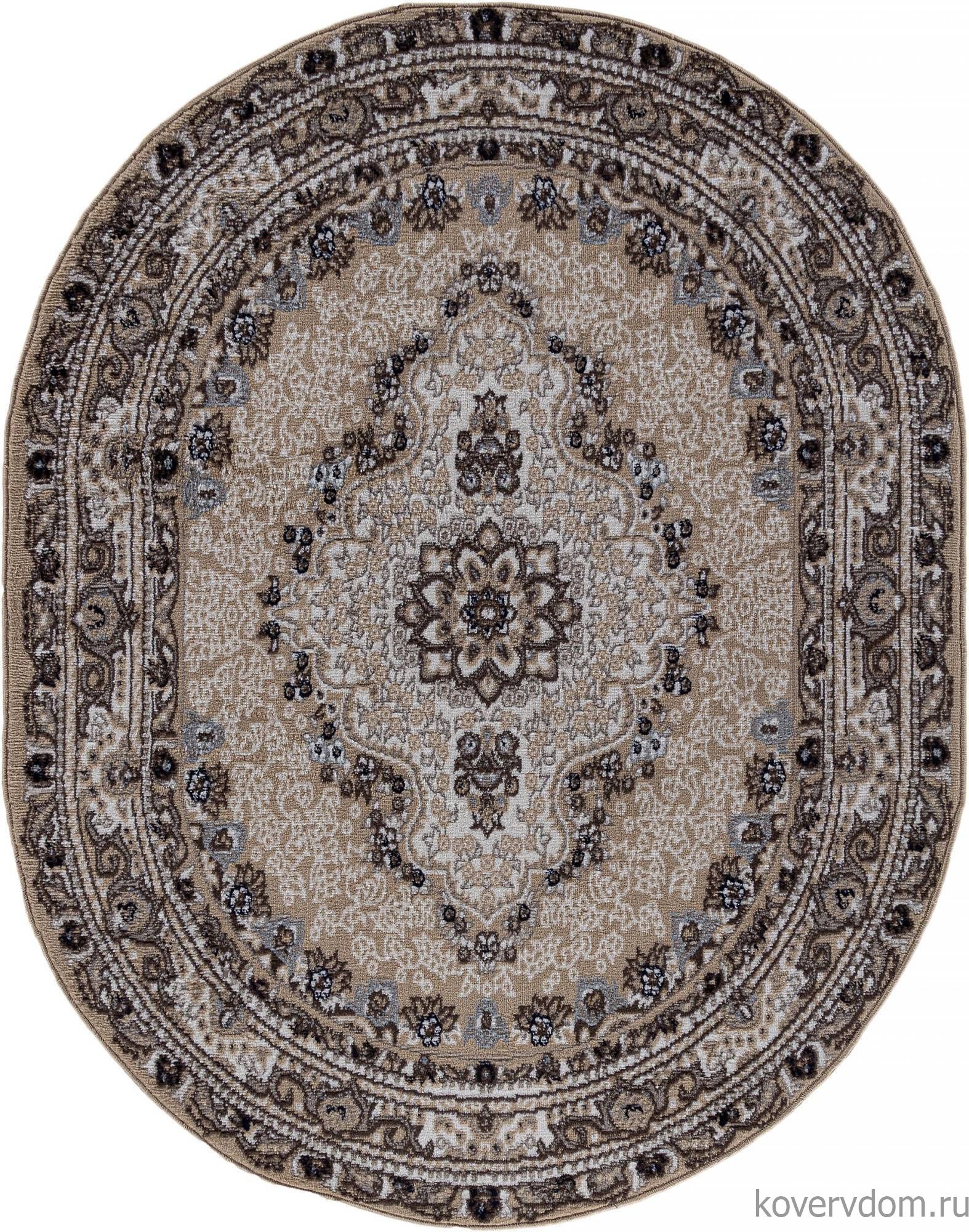 Ковер PRAGA 06020A BEIGE / BEIGE Овал