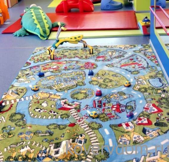 Детский развивающий ковер PTT Sorona JOYFUL KIDS City Детский развивающий ковер PTT Sorona JOYFUL KIDS City