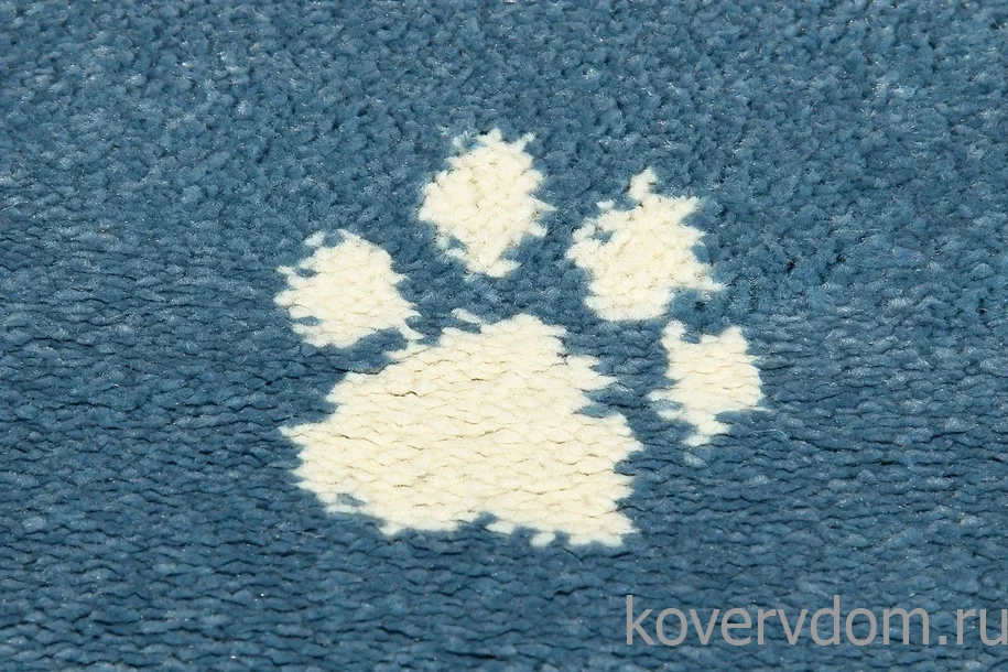 Ковер с котиком SOFT Kotek azure Ковер с котиком SOFT Kotek azure