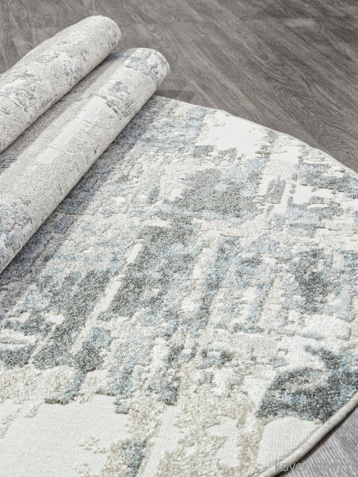 Ковер NATUREL-A F231 BEIGE-BLUE Овал