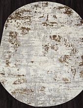 Круглый ковер PALERMO F284 BEIGE-GREEN Овал