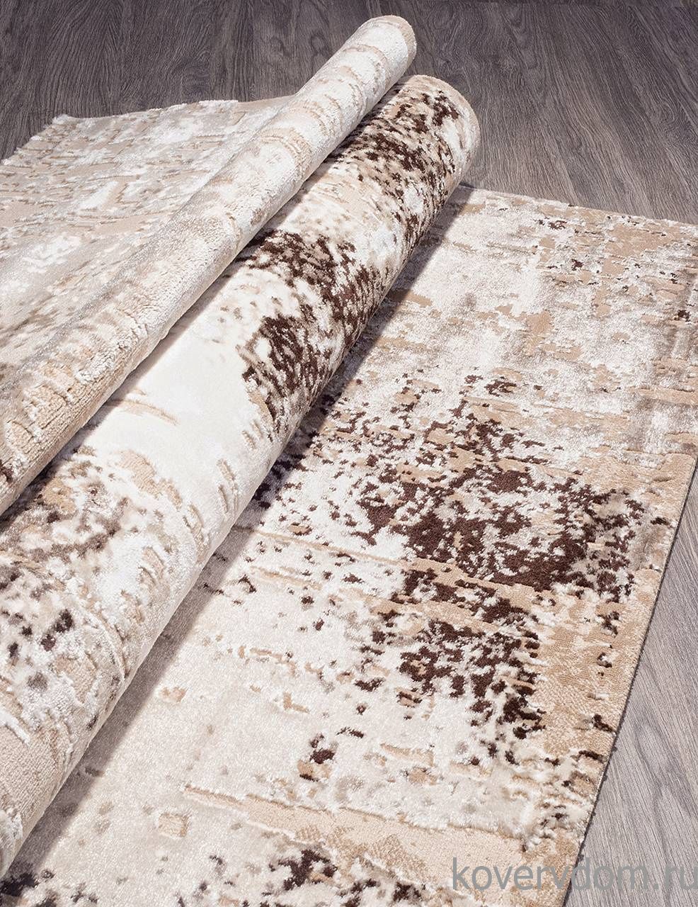 Ковер гранжевый ARMINA 04047B DARK BROWN Ковер гранжевый ARMINA 04047B DARK BROWN