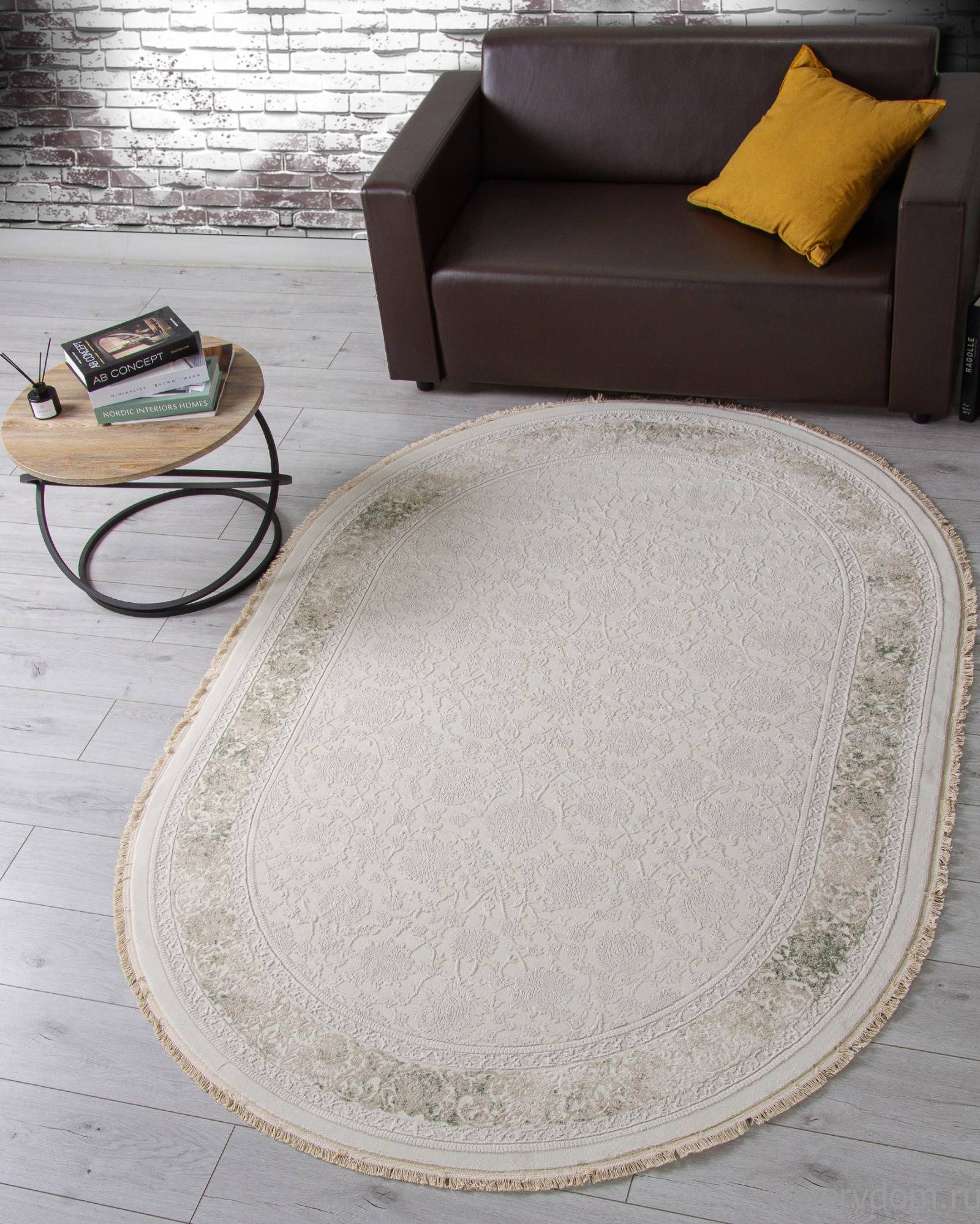 Ковер Jasmine 35897Y CREAM / CREAM Овал Ковер Jasmine 35897Y CREAM / CREAM Овал