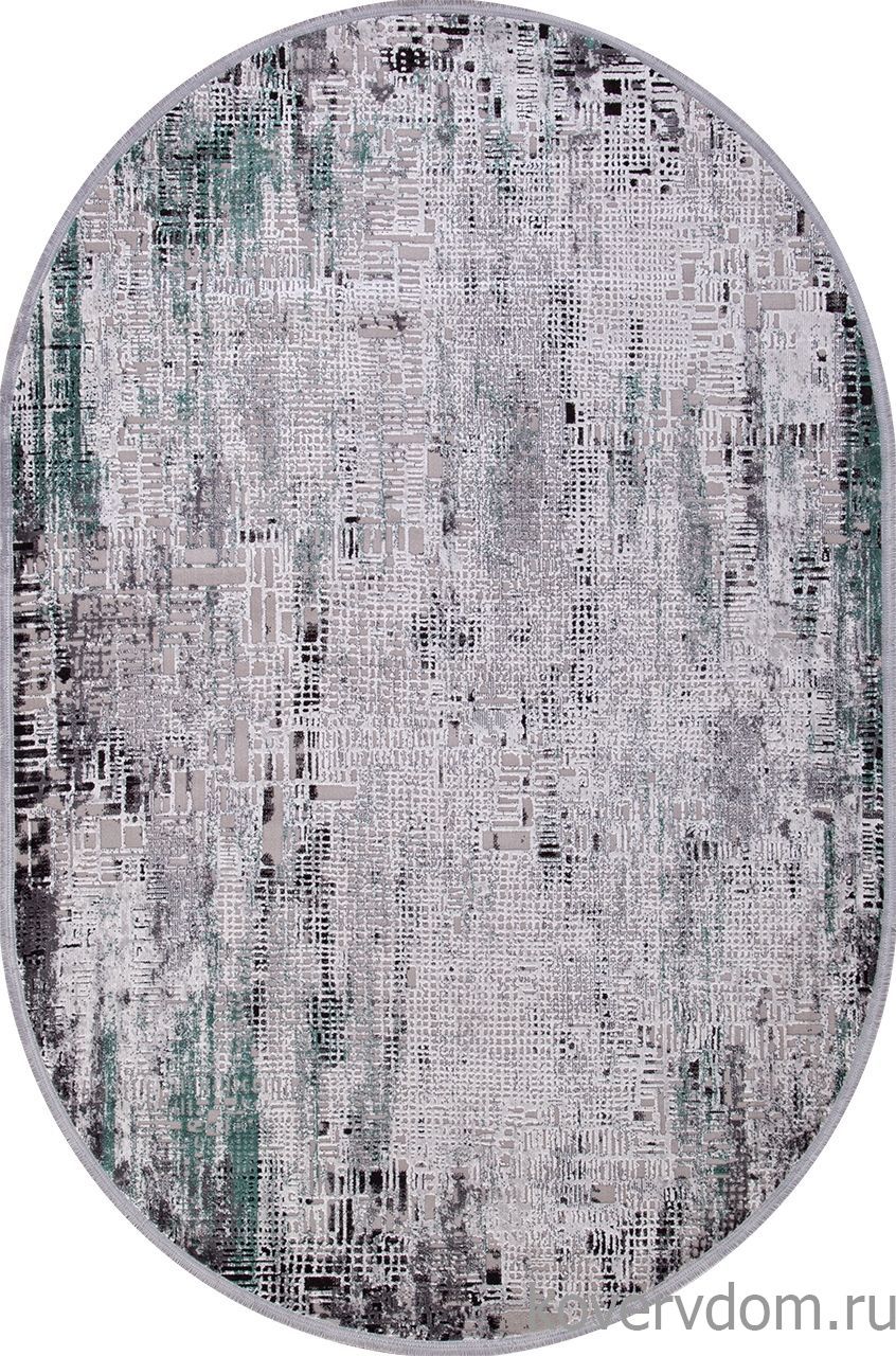 Ковер ROXANNE 17132 L.GREY / D.GREY Овал Ковер ROXANNE 17132 L.GREY / D.GREY Овал