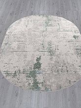 Овальный ковер LIMAN-A F169 CREAM-D.GREEN Овал